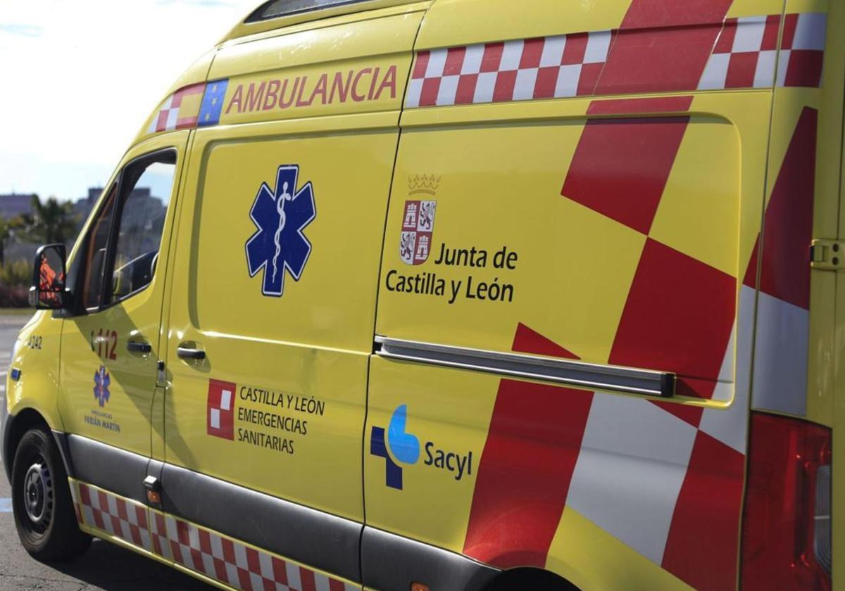 Dos heridos por el vuelco de un camión en una autovía de Burgos