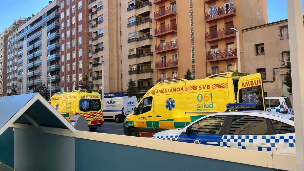 Dos mujeres, evacuadas al hospital tras ser atropelladas en un paso de cebra en Huesca