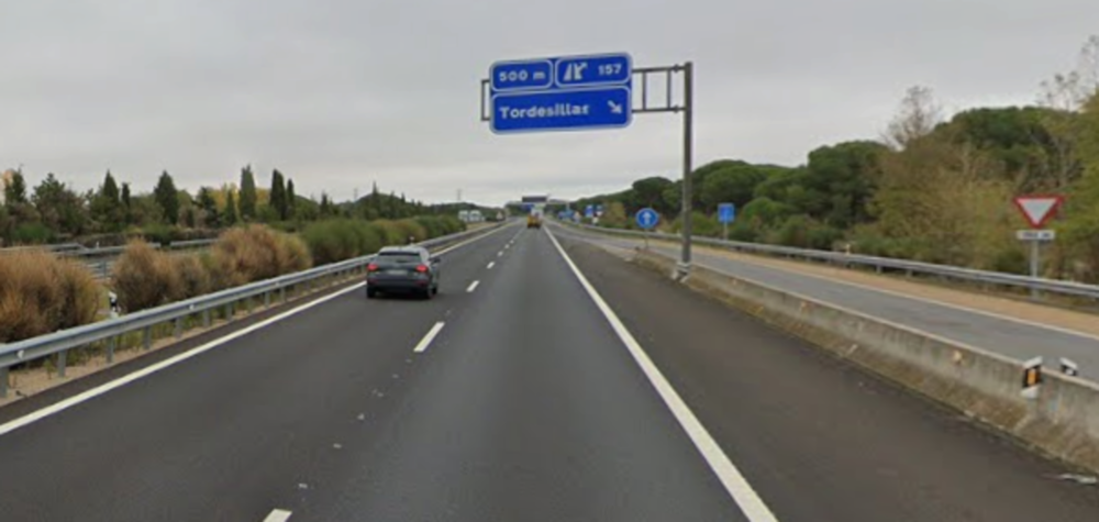 Dos heridos en una colisión múltiple en Tordesillas