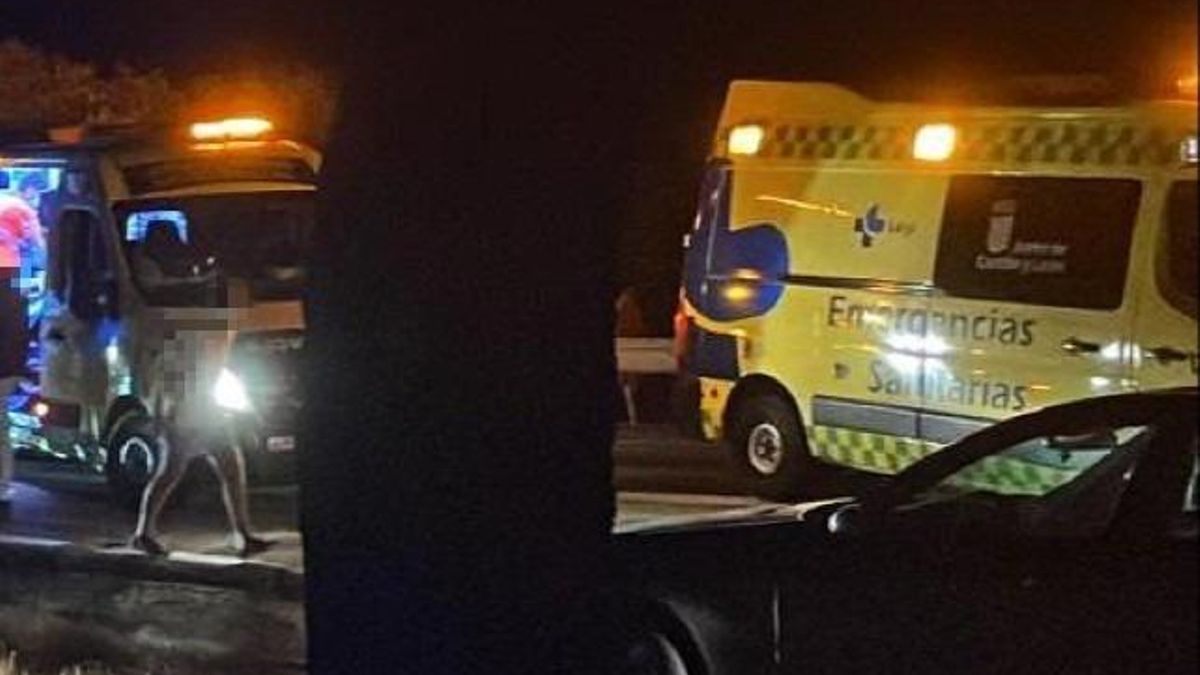 Imagen de un accidente de tráfico nocturno, archivo.
