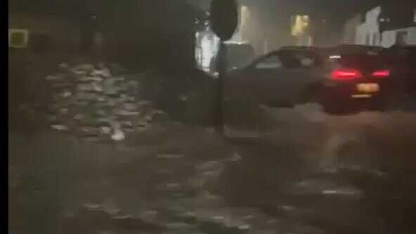 Intensas lluvias provocan balsas de agua en Puebla de Guzmán, Andévalo y Sierra onubense