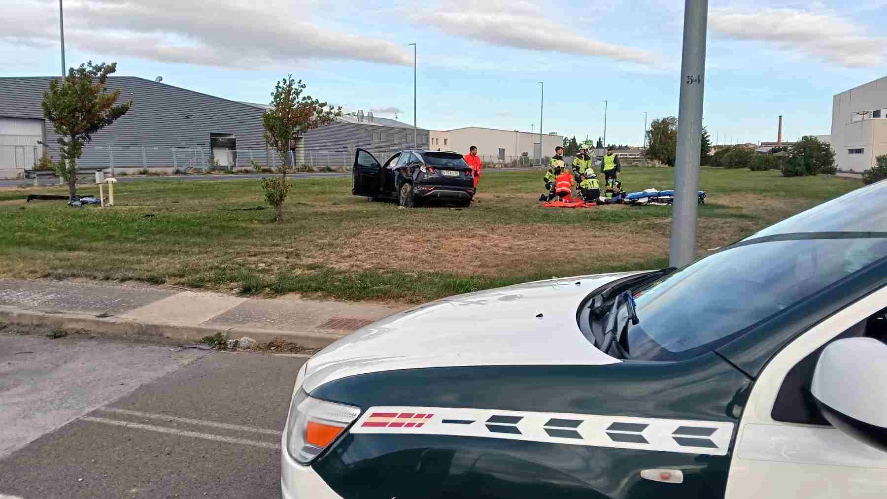 Joven de 17 años resulta gravemente herido en accidente de tráfico en Tafalla