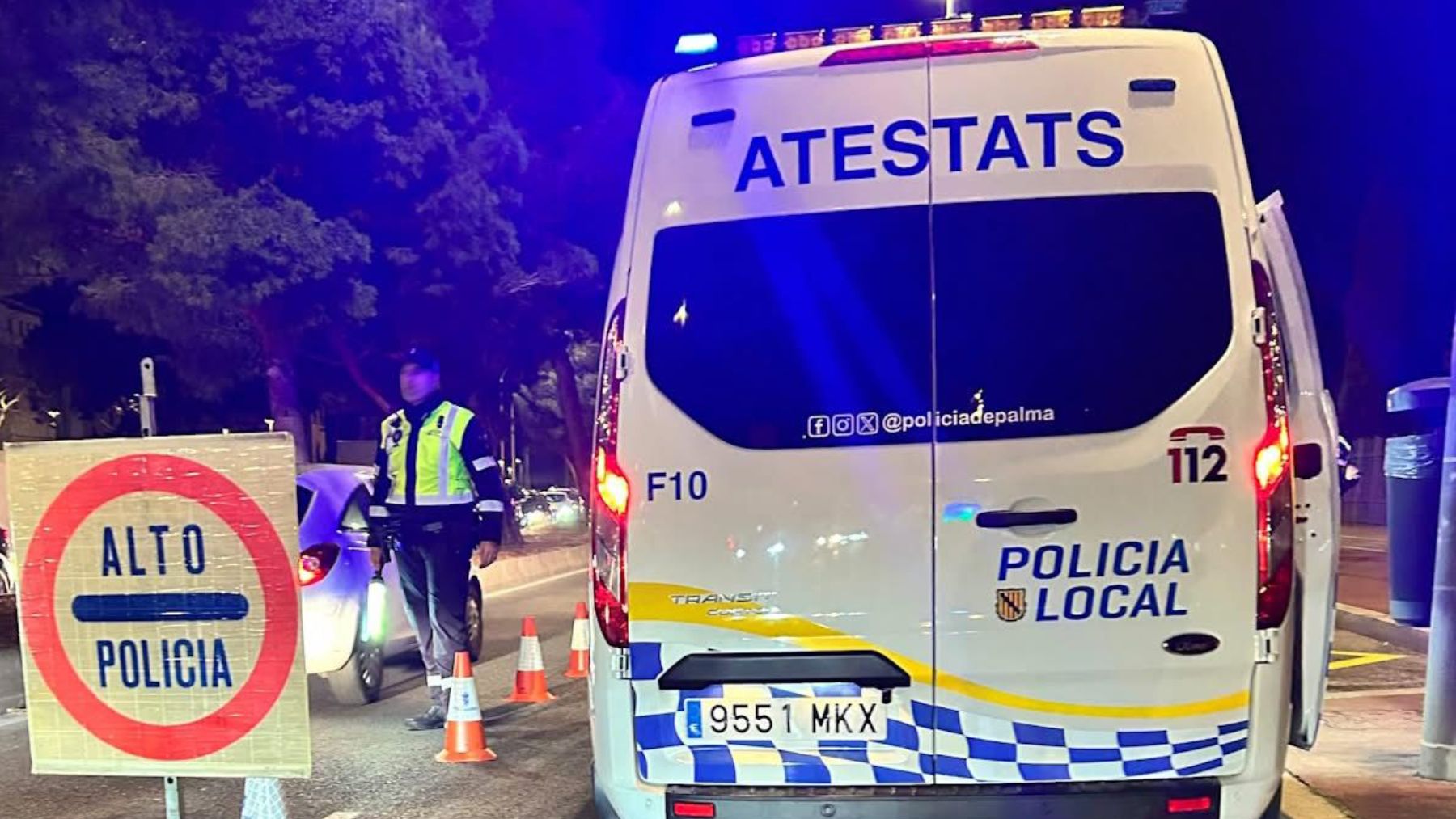 El conductor que provocó el accidente mortal en Palma, a la Policía: «No me acuerdo de nada»
