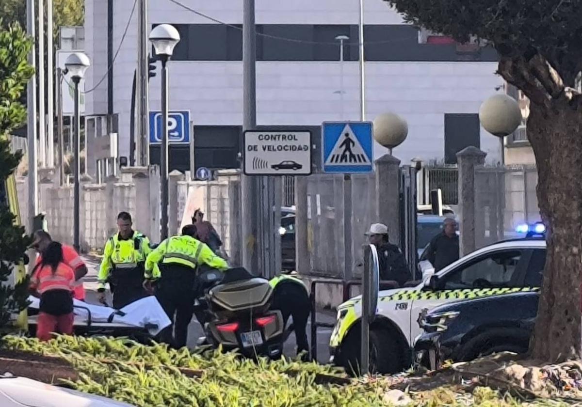 Motorista resulta herido tras colisión con turismo en Logroño