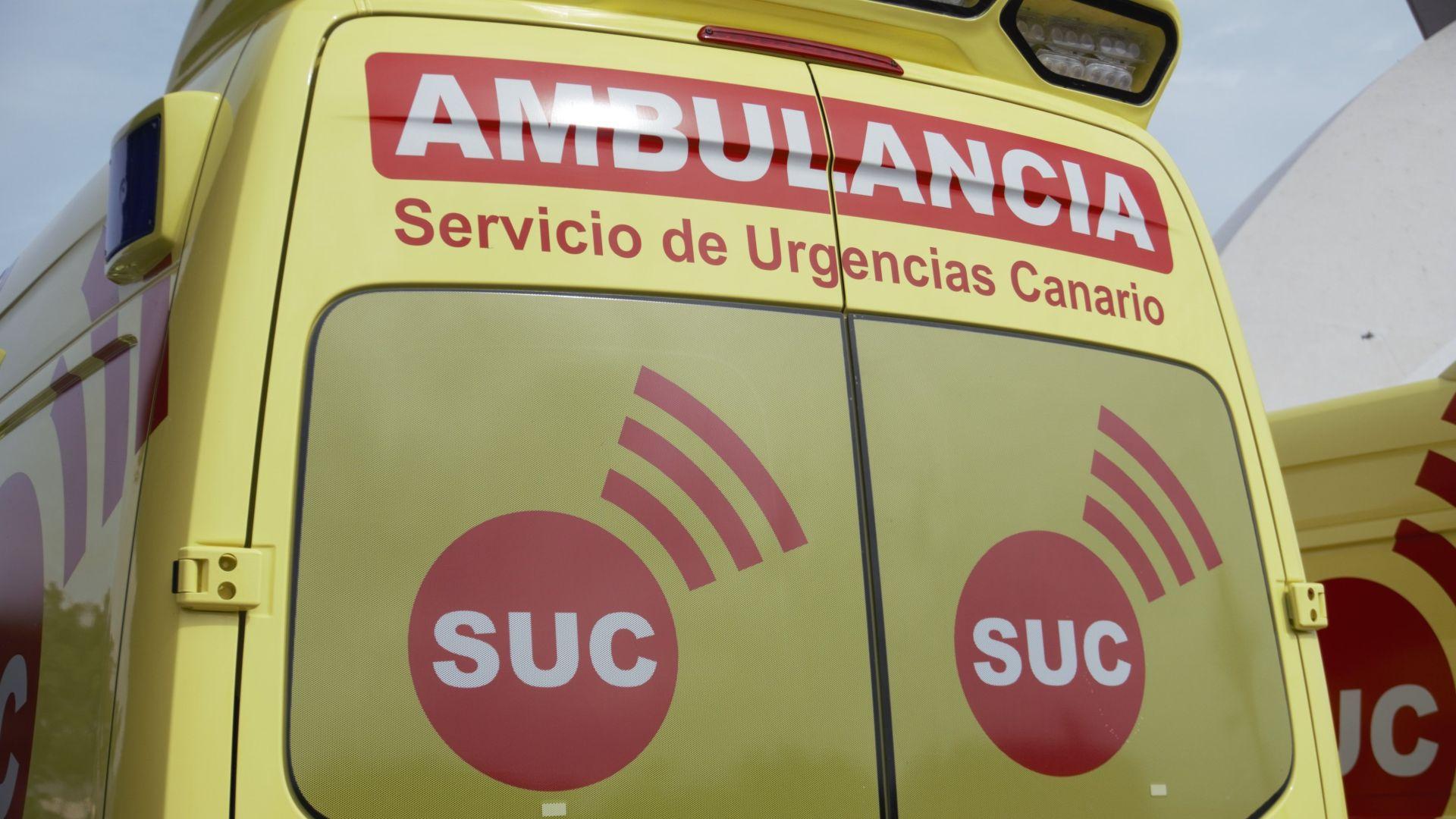 Motorista resulta herido tras sufrir una caída en Las Palmas de Gran Canaria