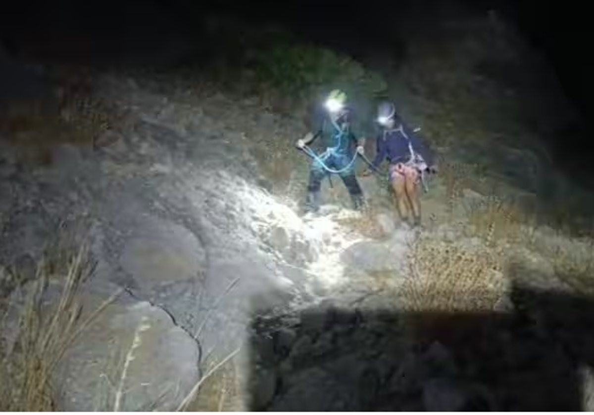 Rescatados dos escaladores en el entorno de El Chorro en Álora