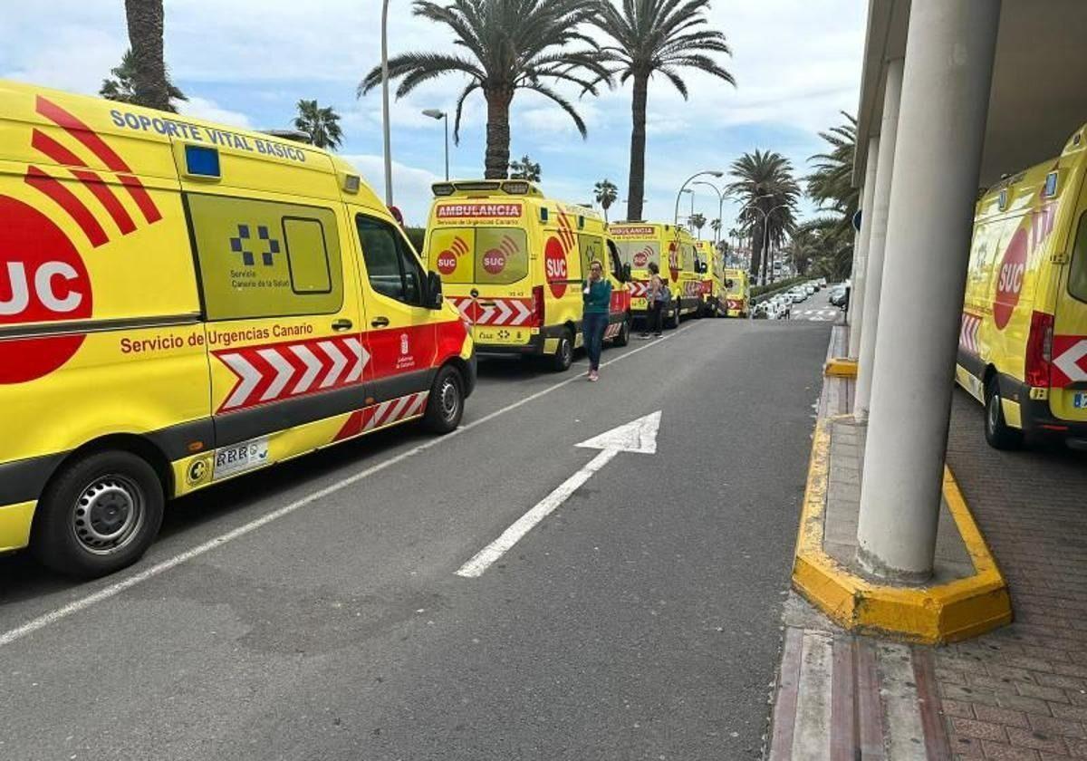Herida moderada una mujer de 70 años tras ser atropellada en Las Palmas de Gran Canaria