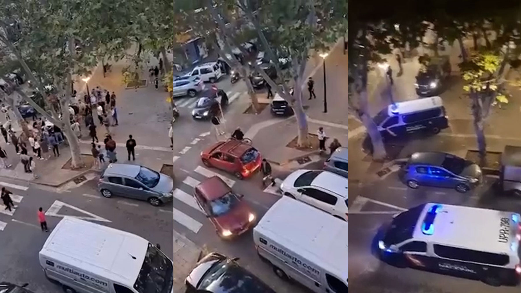 Violenta agresión a policías en Son Gotleu: dos agentes heridos y caos en el barrio
