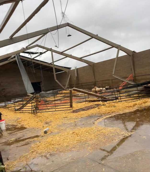 La borrasca Claudia provoca más de 65 incidencias en la provincia. Fuente: Diputación de Huelva