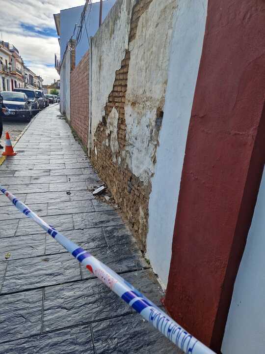 Uno de los solares de Almonte. Fuente: Facebook Policía Local de Almonte