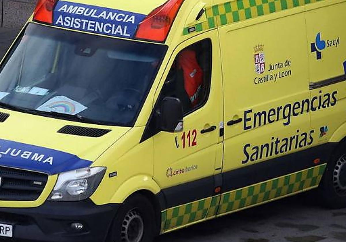 Herido un joven tras el choque de dos turismo en Aranda