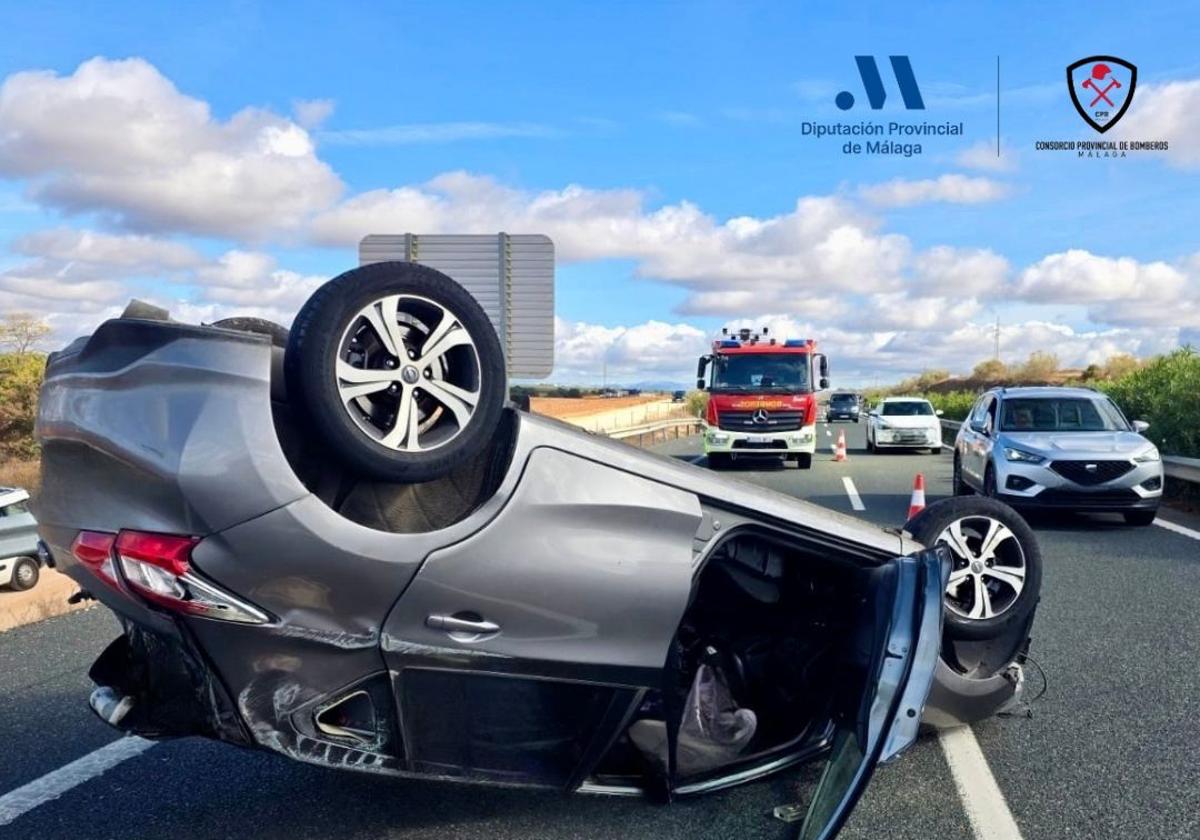 <p><strong>Accidente en la A-92 cerca de Humilladero provoca cierre temporal de la vía</strong></p>
