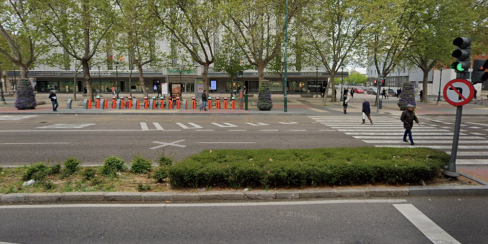 Herido un anciano por un atropello en paseo de Zorrilla