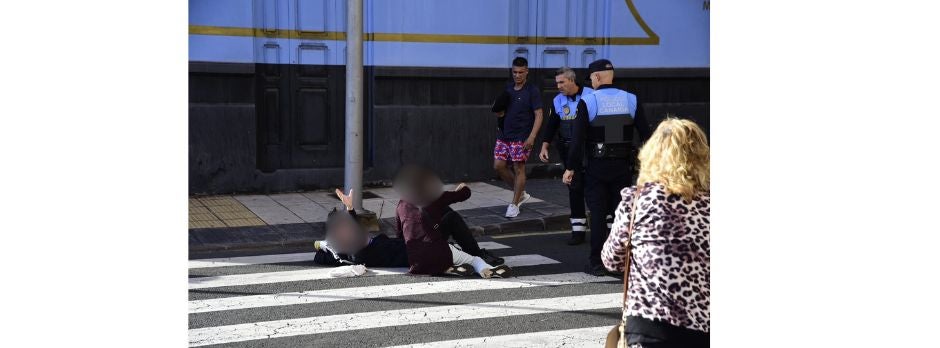 Atropello en Juan Manuel Durán deja dos personas afectadas en Las Palmas de Gran Canaria