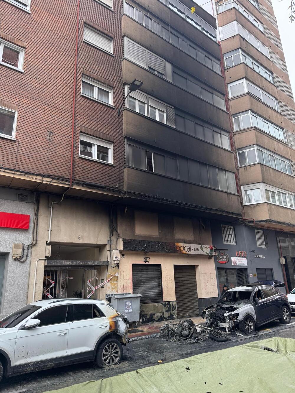 Graves daños por incendios de contenedores en Rondilla
