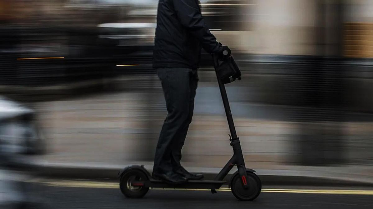 Patinete eléctrico.