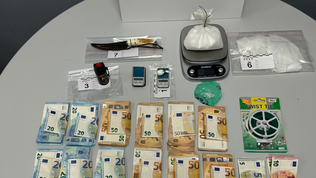 Desmantelan importante punto de venta de cocaína en Mollerussa: tres detenidos y gran cantidad de droga incautada
