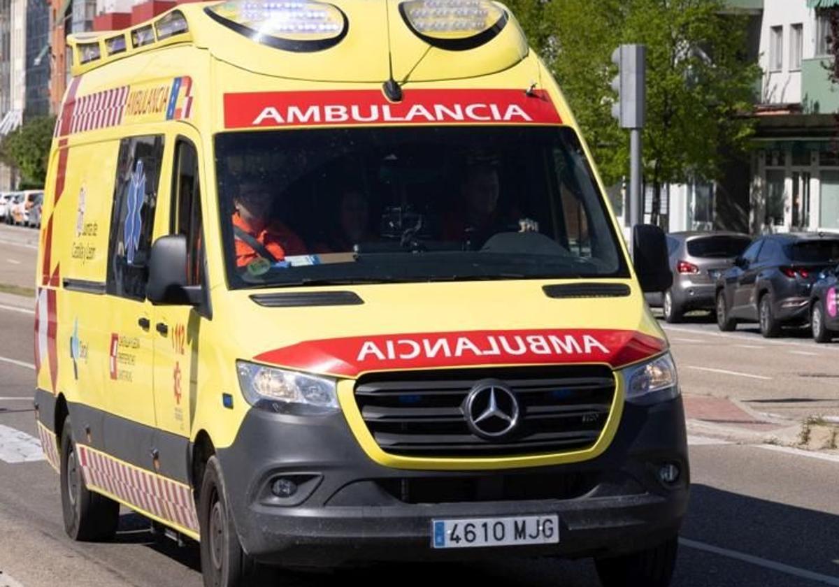 Dos accidentes en Burgos dejan a un hombre y a una ciclista heridos