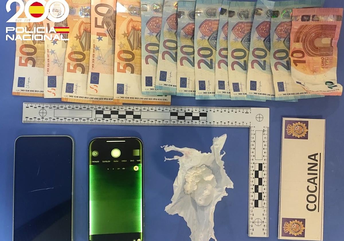 Detenido un joven en una céntrica calle de Burgos por tenencia de cocaína