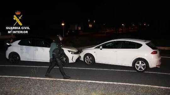 La Guardia Civil investiga a conductor por siniestro vial bajo efectos del alcohol y sin permiso de conducir