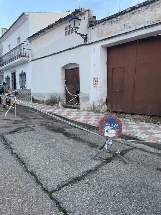 Uno de los solares de Almonte. Fuente: Facebook Policía Local de Almonte
