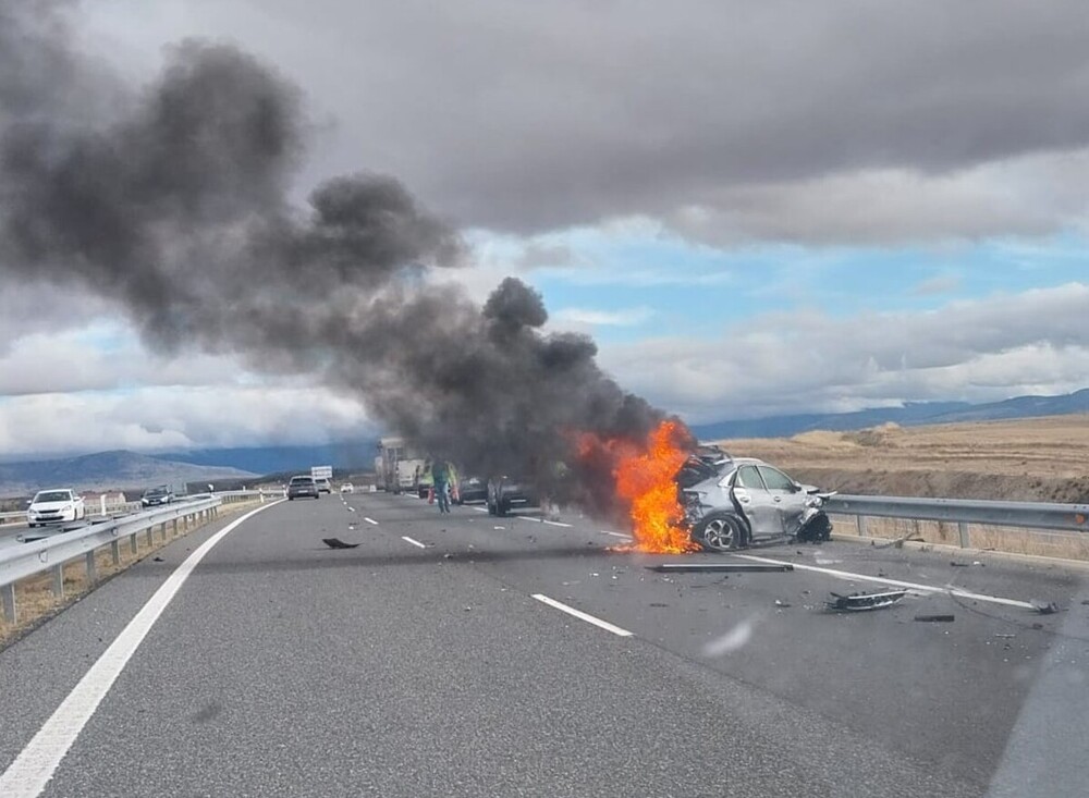 Mueren dos personas en un accidente en la autovía de Pinares
