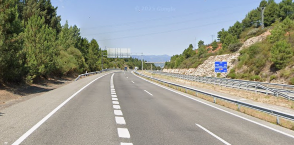 Una mujer resulta herida grave tras accidente en la A-6, en Rueda