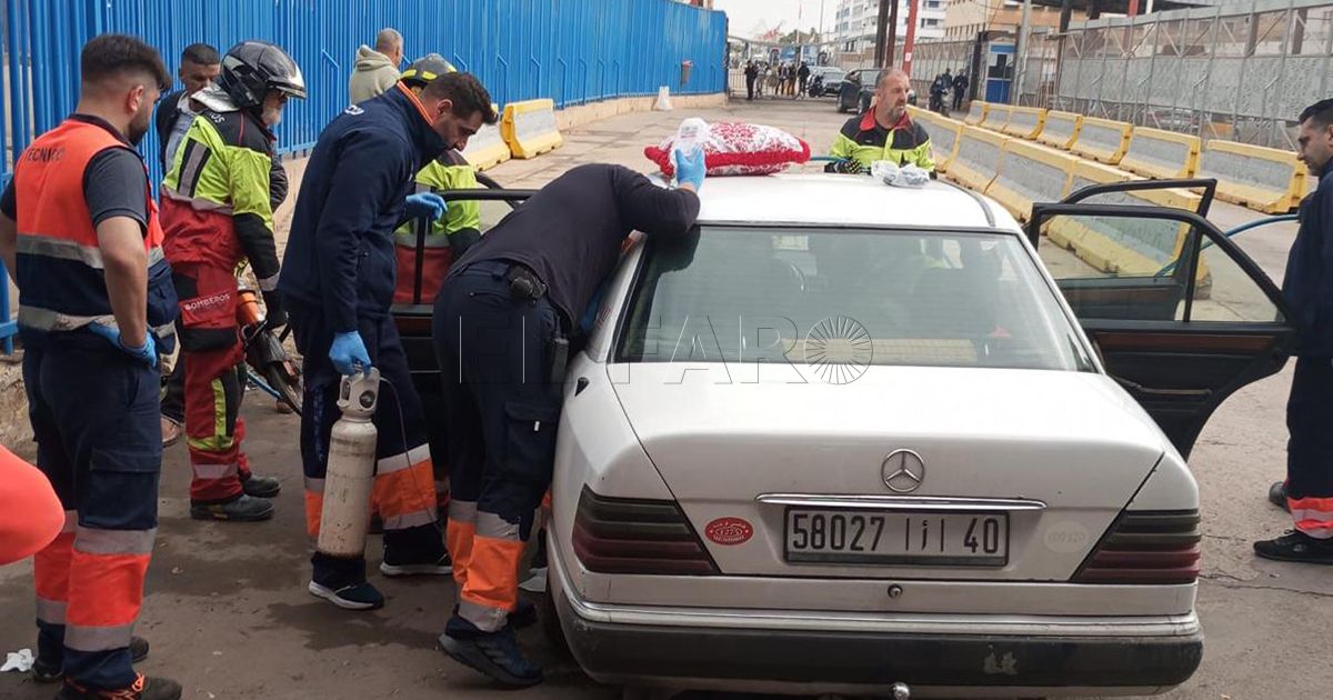 Actuación del servicio de emergencias sanitarias 061 en incidente grave en la frontera de Melilla