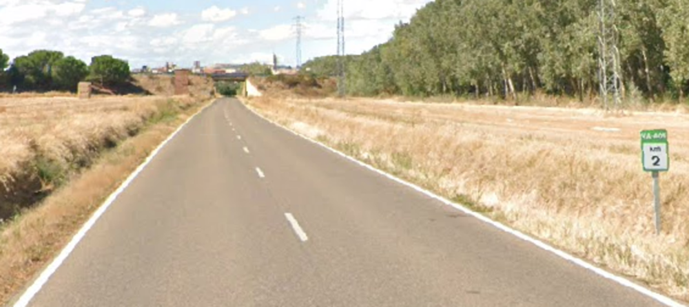 Herido el conductor de un camión tras volcar en Tordesillas