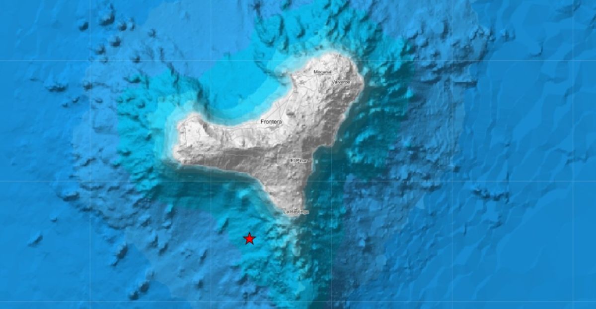 Registran cinco terremotos al suroeste de El Hierro, el mayor de magnitud 3,8
