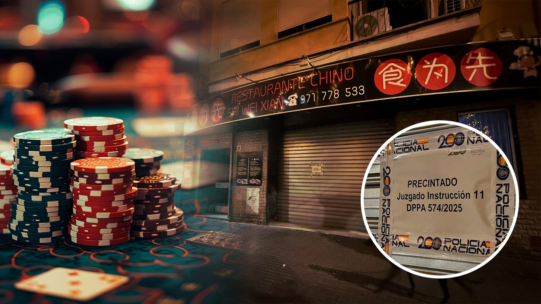 Así operaba la mafia asiática en Palma: restaurante de tapadera, casino clandestino y mujeres esclavizadas