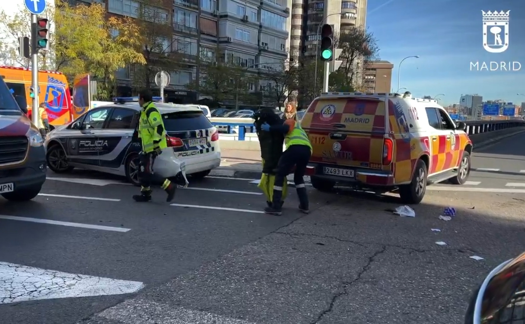 Detenido conductor tras atropellar a mujer en Avenida de América y darse a la fuga