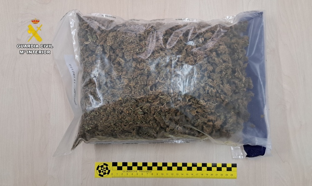 Detenido en Palencia un hombre por tráfico de drogas al comprar 400 gramos de marihuana vía online