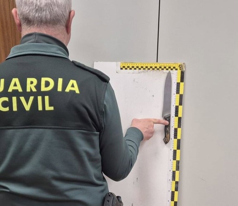 Detenido en Pedrajas por amenazas con un cuchillo en un bar