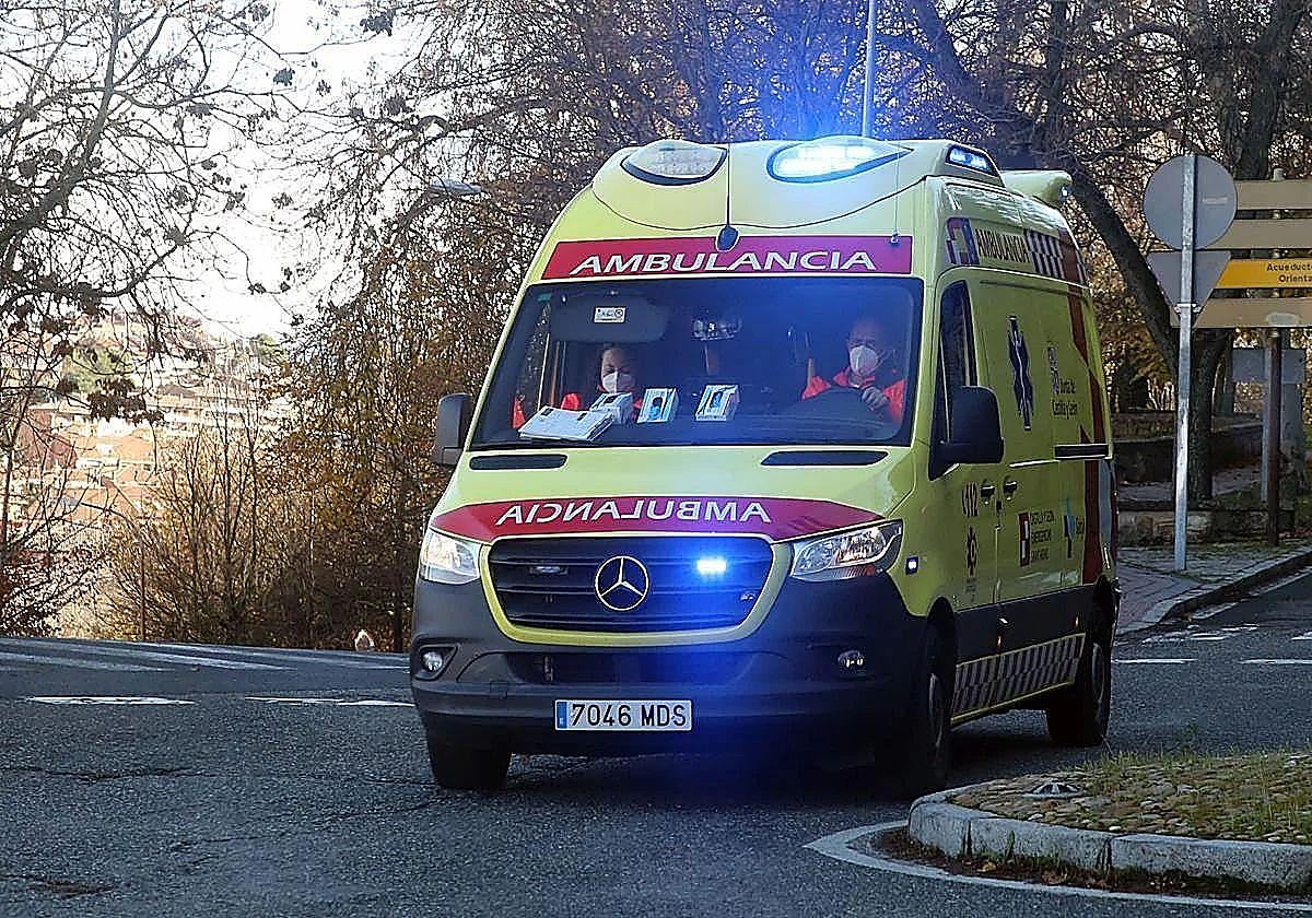 Herido un conductor tras un accidente con un jabalí en Burgos