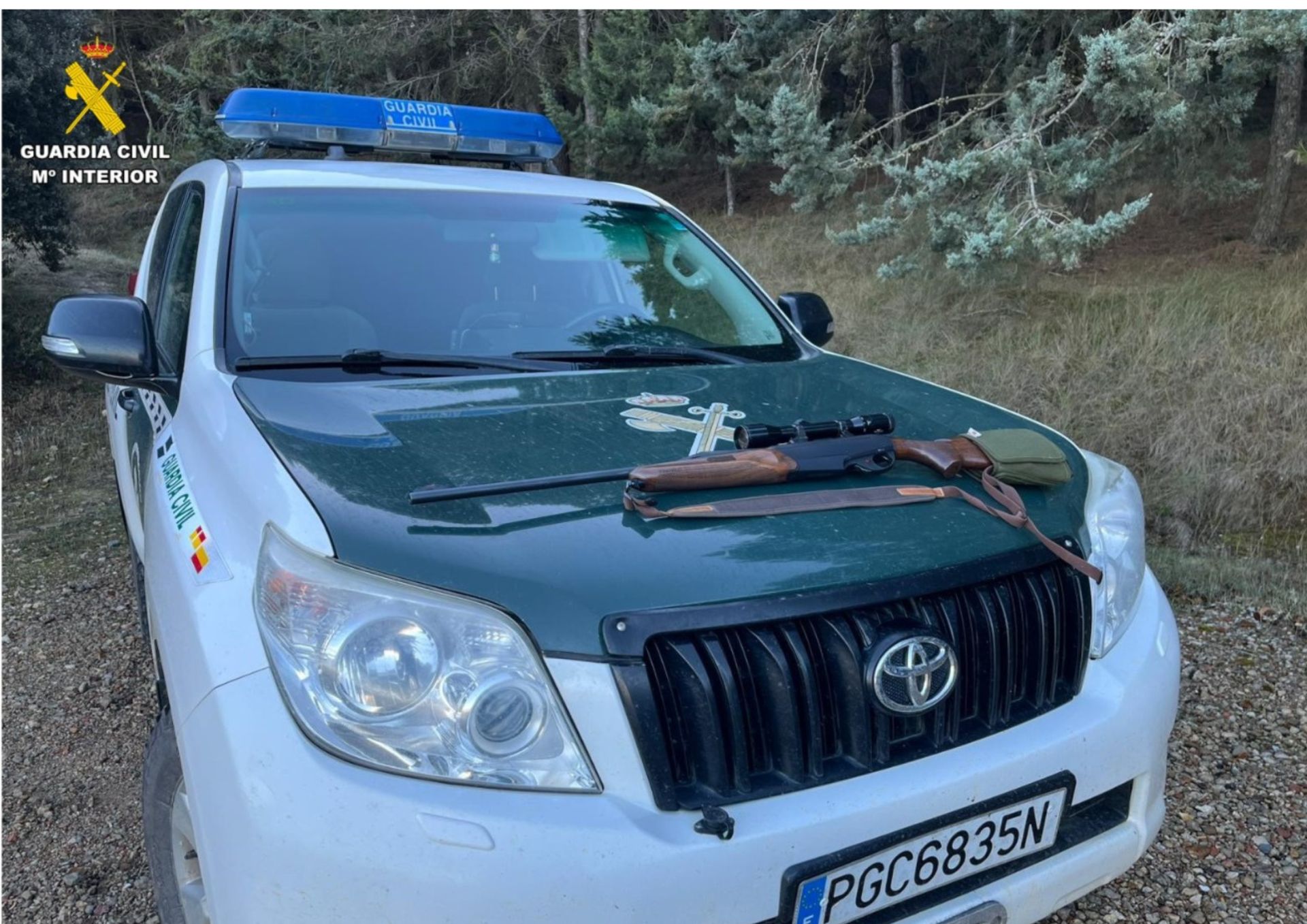 Detenido en Burgos por cazar de manera irregular en un coto compartido con Palencia