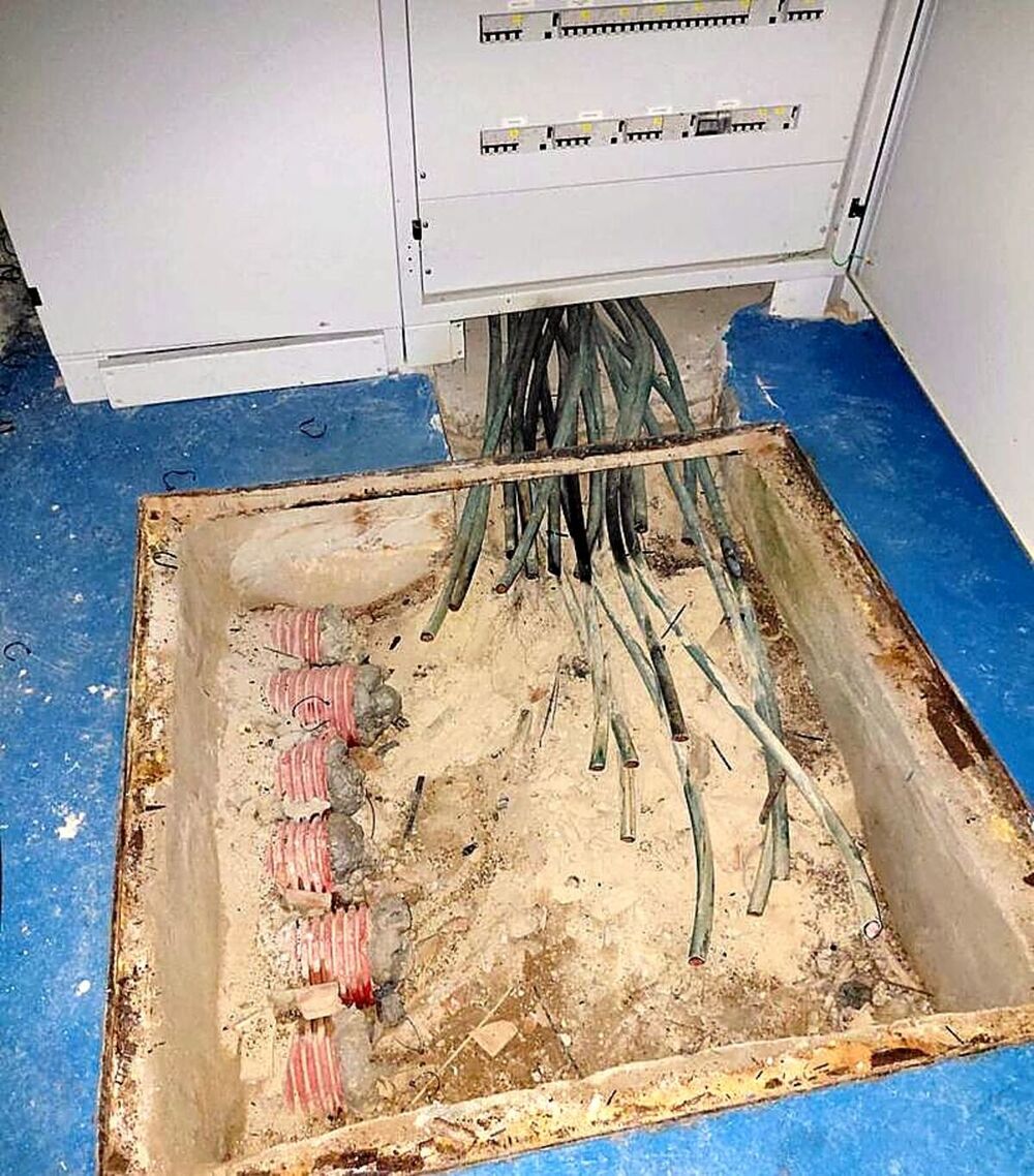 Robo de cableado eléctrico en Fuentes de Lebanza