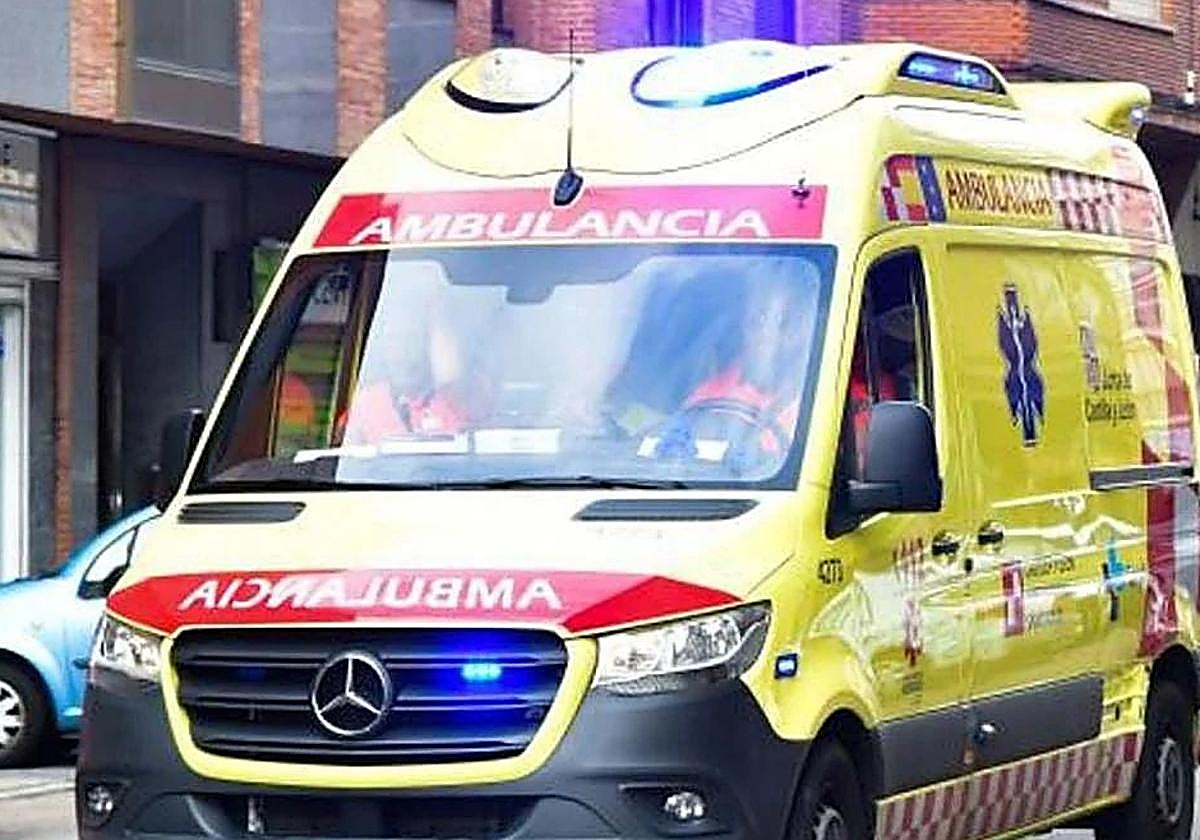 Herido un trabajador al caerle encima un tabique en la obra de una vivienda en Burgos
