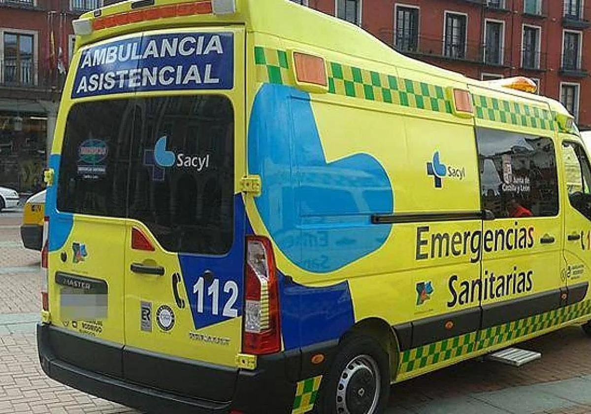 Un motorista resulta herido en un accidente en Burgos capital