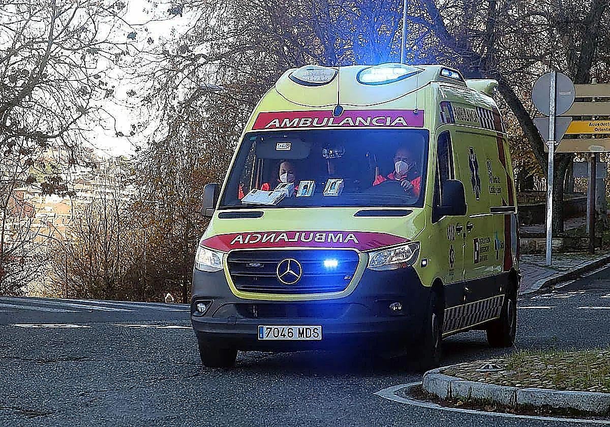 Herido un ciclista tras colisionar con un turismo en Burgos