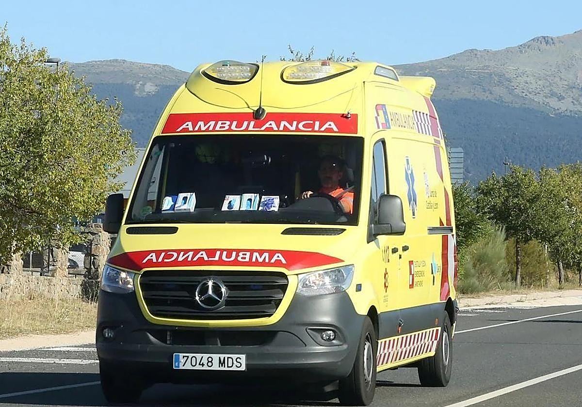 Herida tras una colisión entre dos turismos en Burgos