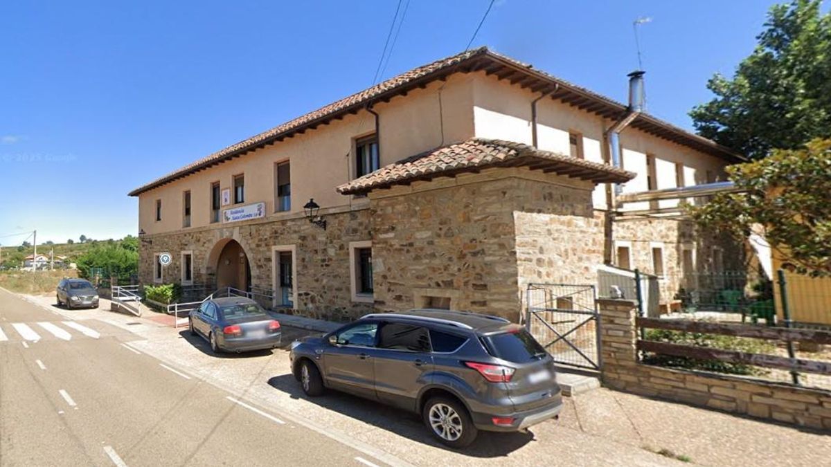 Instalaciones de la residencia de mayores de la localidad maragata de Santa Colomba de Somoza.