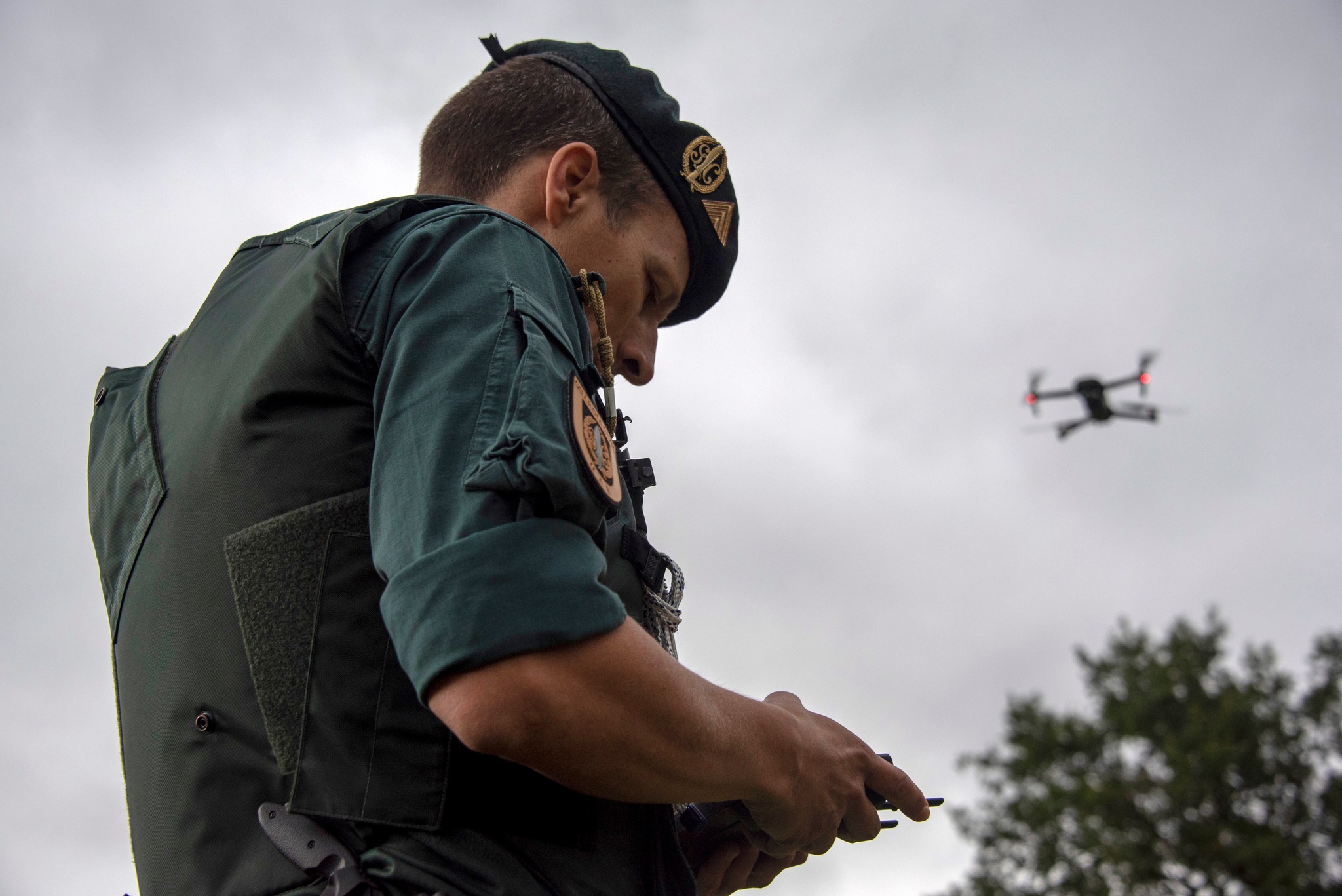 La Guardia Civil intercepta un dron con droga y dos teléfonos móviles en vuelo hacia la cárcel