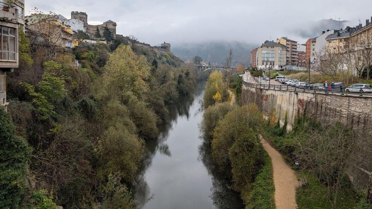 Río Sil en Ponferrada.