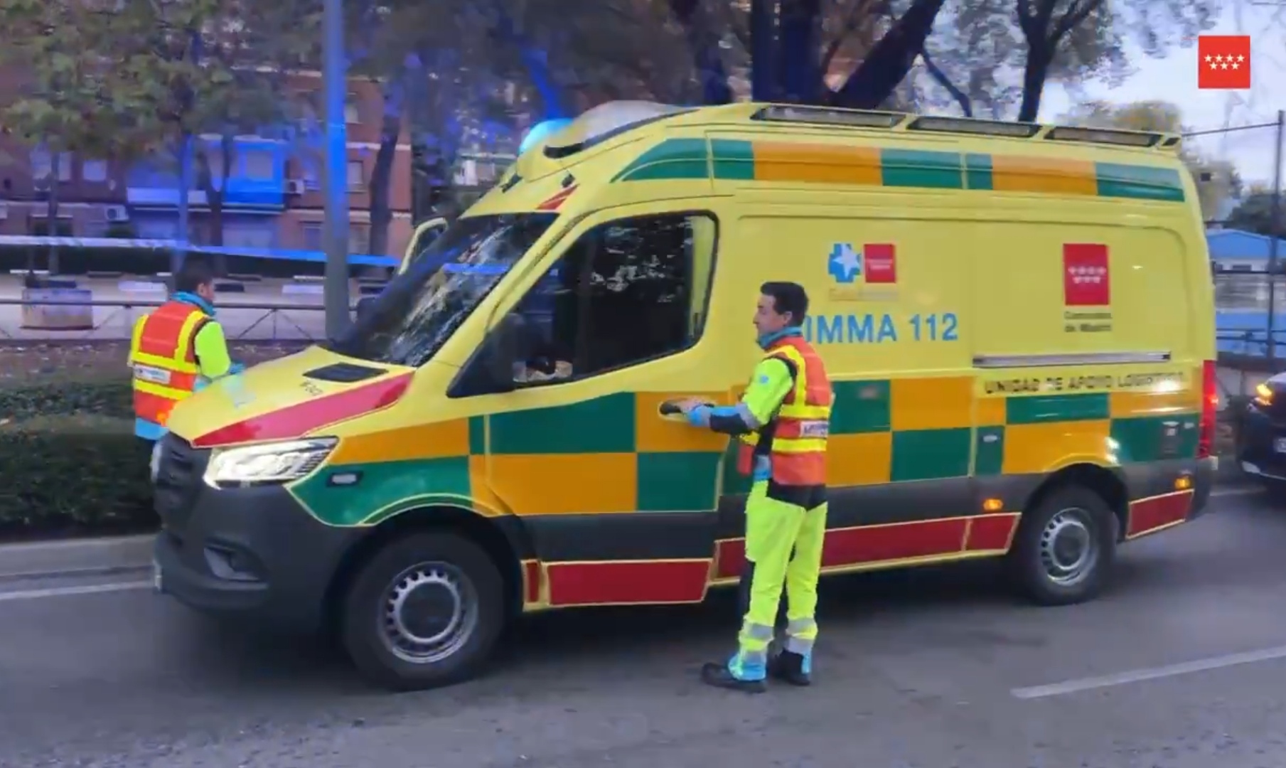 Cae desde un cuarto piso en Usera al intentar acceder a su casa por la ventana