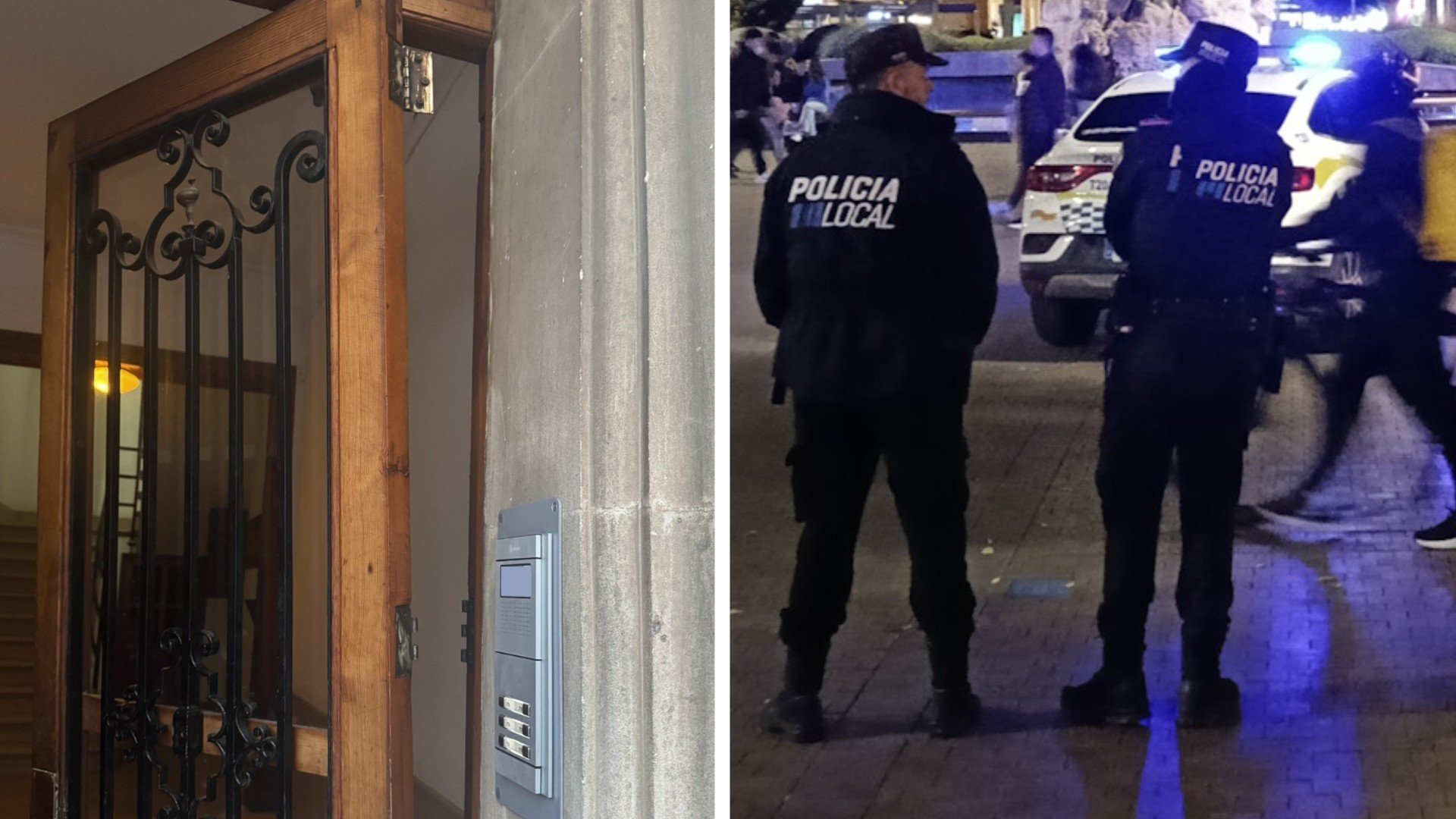 Hombre de 59 años imputado por daños tras arrancar violentamente una puerta en Palma