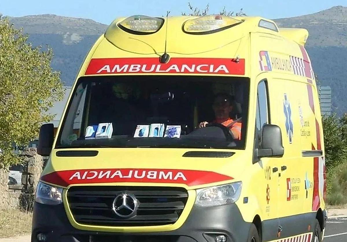 Atendido un septuagenario tras un accidente en Burgos