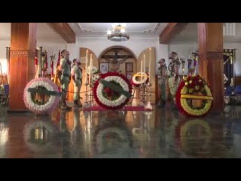 Familiares, amigos y compa&ntilde;eros despiden al capit&aacute;n Garc&iacute;a Jim&eacute;nez