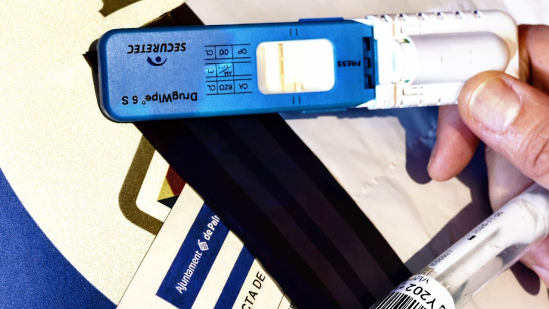 Un conductor en un control policial en Palma: positivo en cannabis, cocaína, anfetamina y metanfetamina