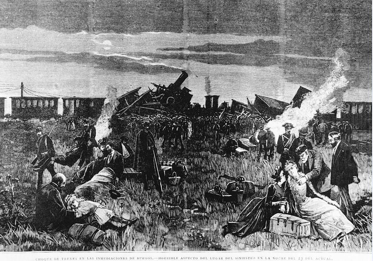 La gran tragedia ferroviaria de Burgos que ocurrió en 1891